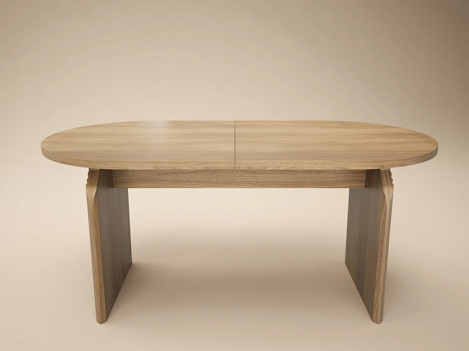 SOLACE+CO Varm Wood Effect Extendable Dining Table