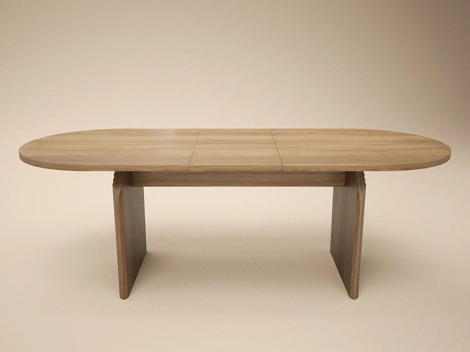 SOLACE+CO Varm Wood Effect Extendable Dining Table