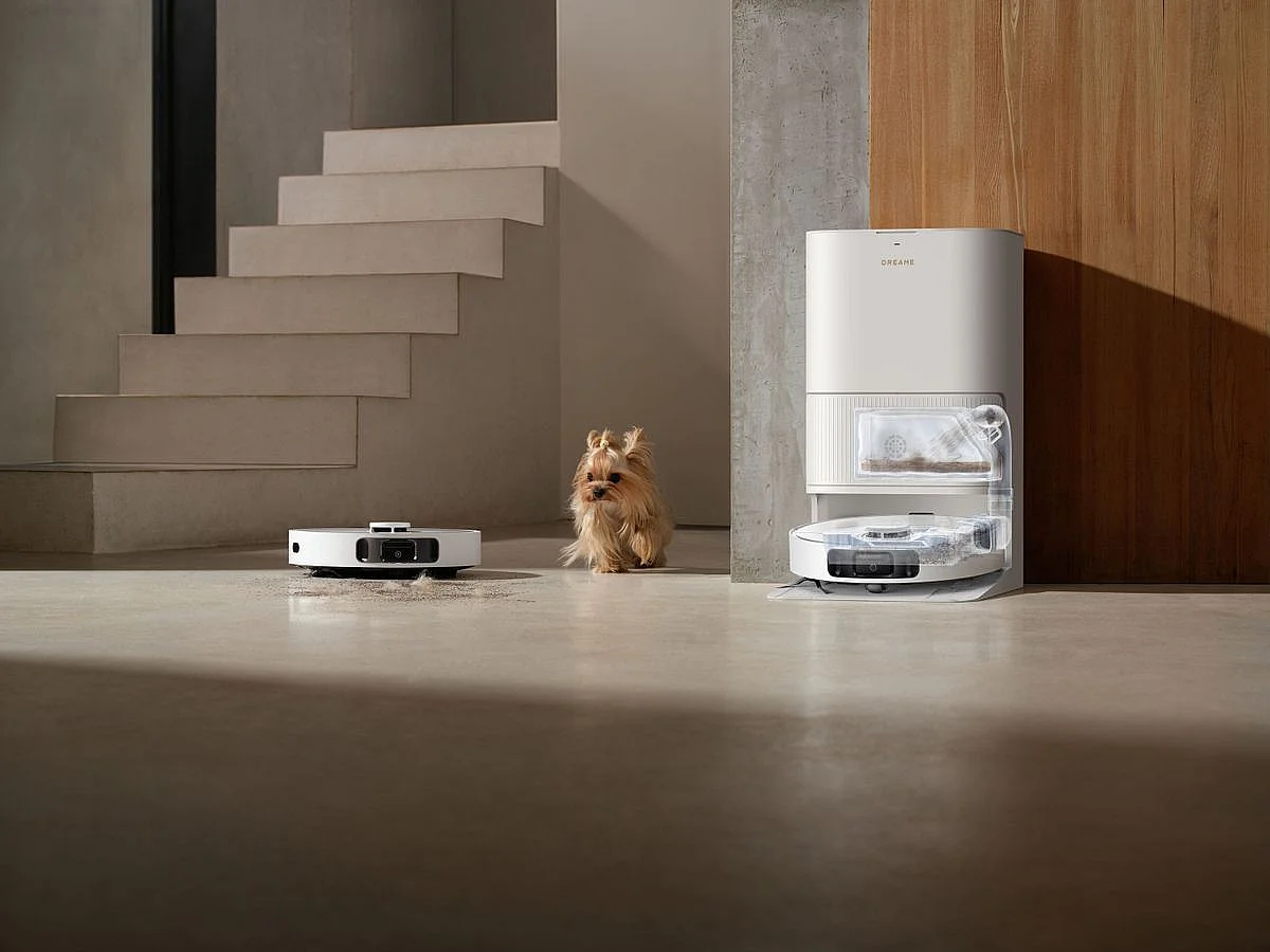 DREAME D20 Ultra Aspirateur Robot Laveur — 13 000 Pa, Base PowerDock 3,2 L, 160 min