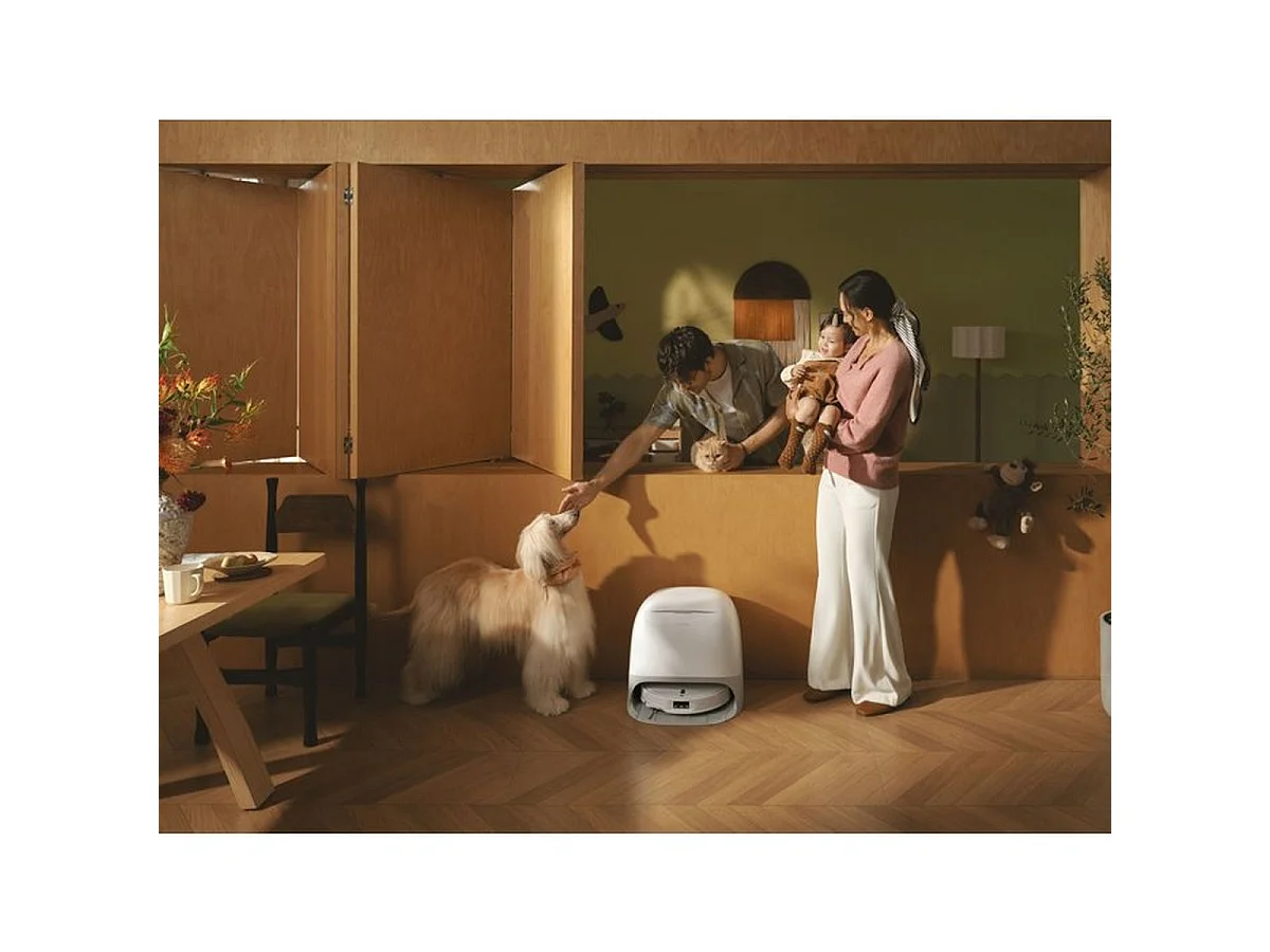 Roborock Qrevo Curv 2 ProX - Aspirateur robot laveur LiDAR 25 000 Pa, Autonomie 180 min
