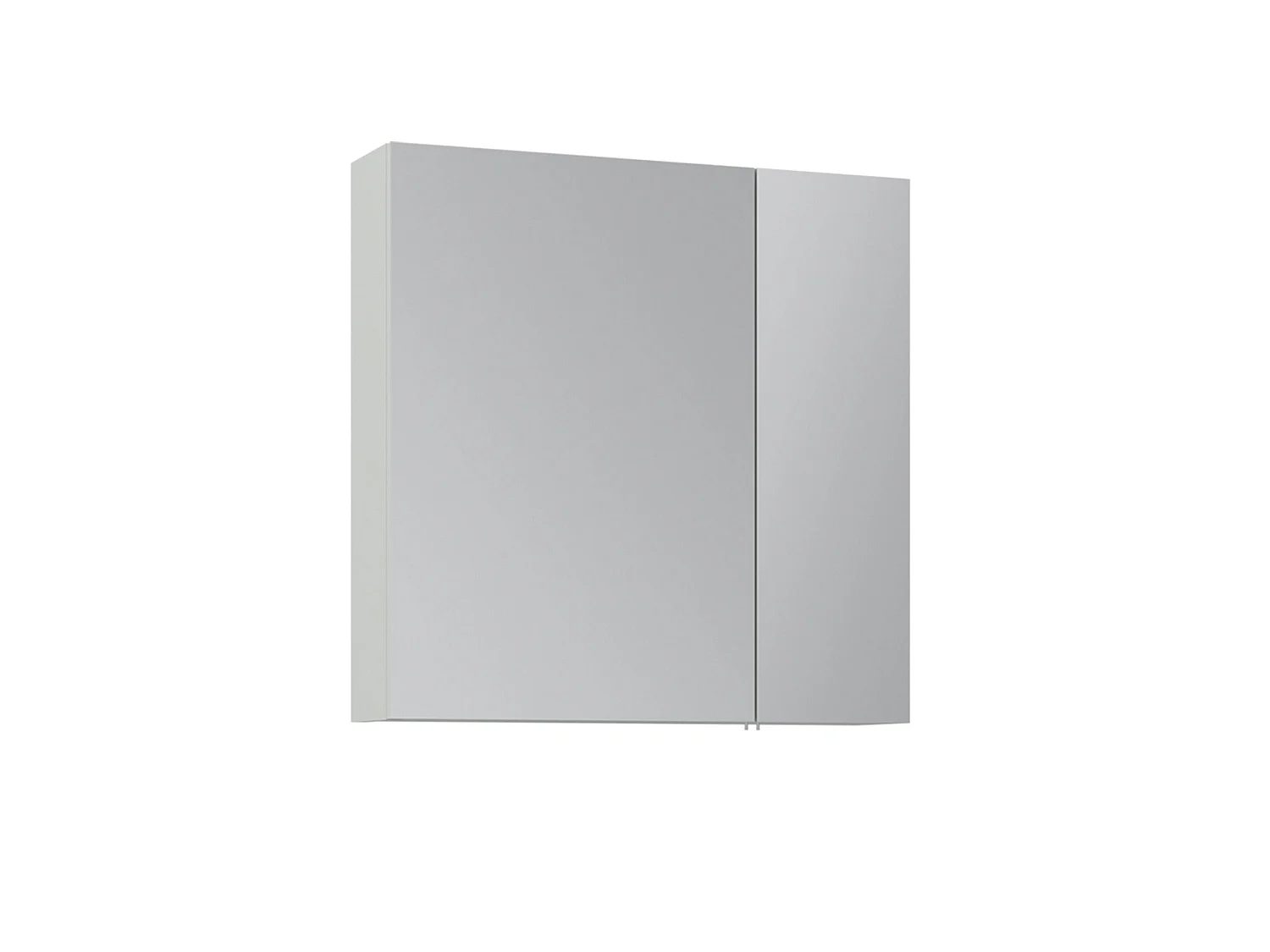 Meuble Salle de Bain avec Miroir "Nuvola 60 v2" - 66 x 16 x 60 cm - Cashmere