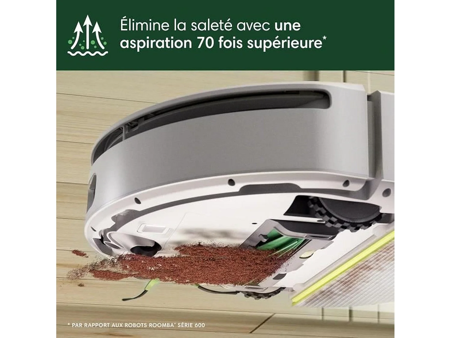 Roomba 205 DustCompactor Combo, compacte dans le robot jusqu'à 60 J - Clearview LiDAR