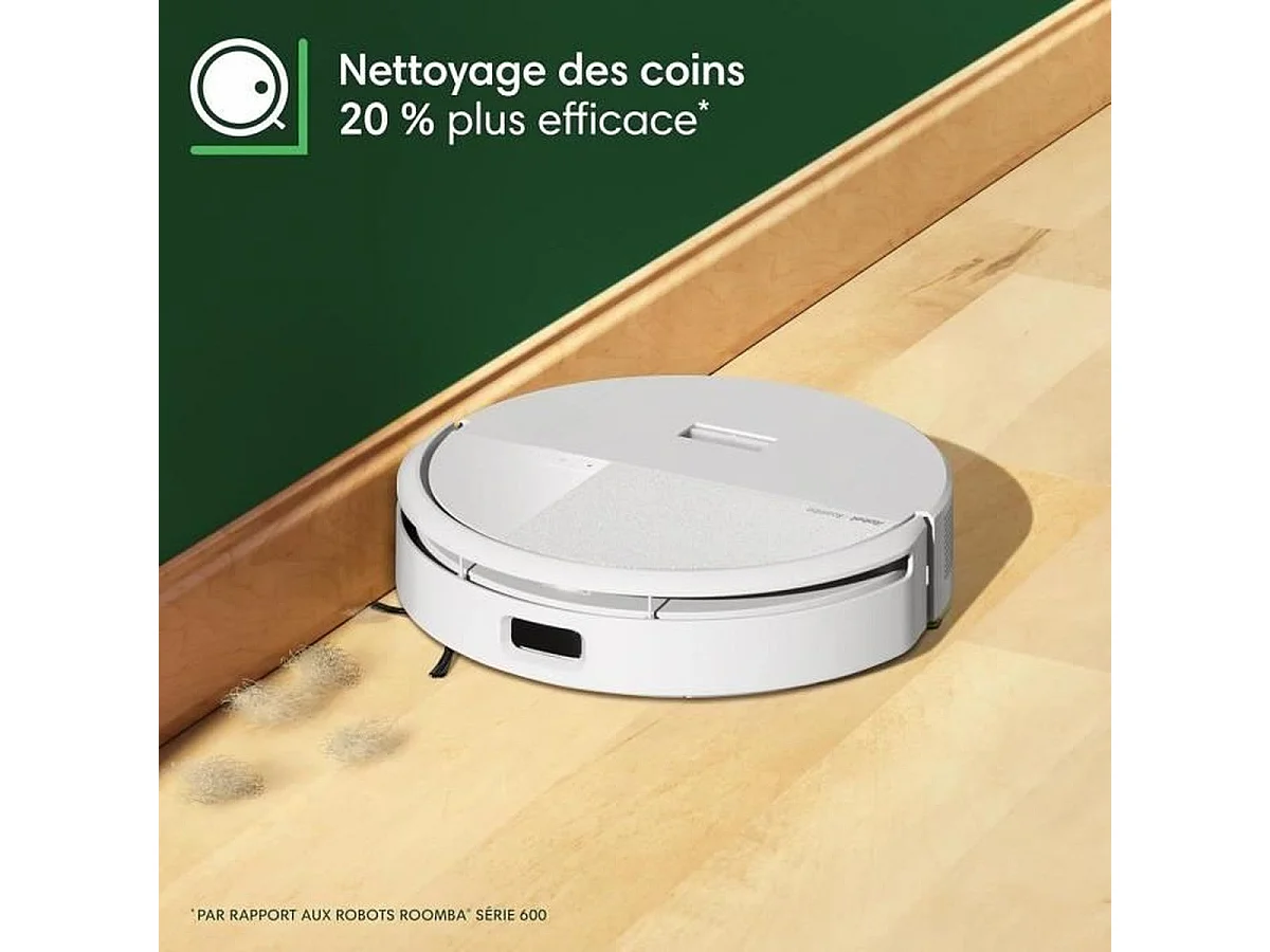 Roomba 205 DustCompactor Combo, compacte dans le robot jusqu'à 60 J - Clearview LiDAR
