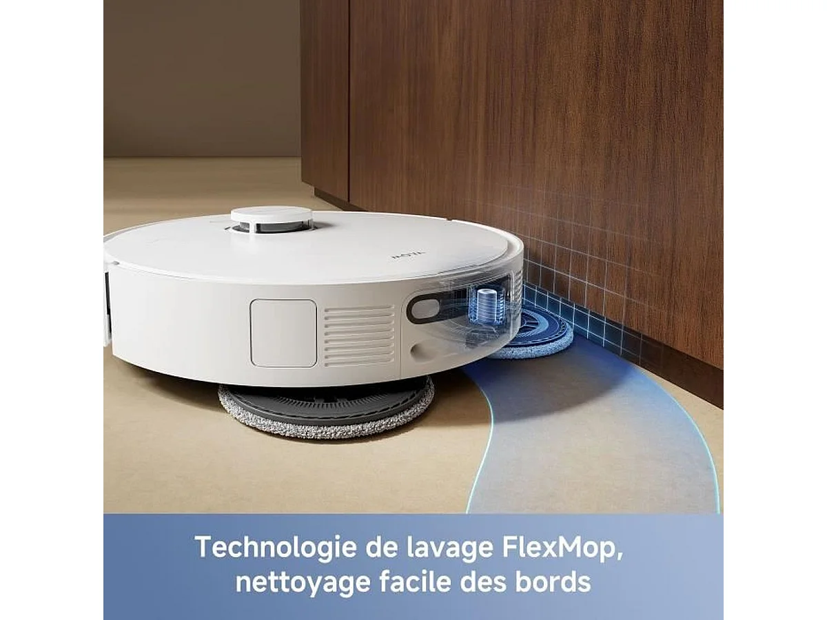 MOVA E40 Ultra 2 em 1 Robot Aspirador e Esfregona com Base de Auto-Esvaziamento