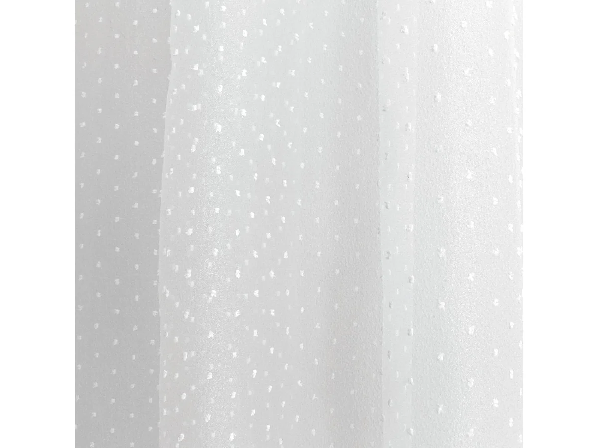Rideau Voilage à Œillets "Lolita" 140x240cm Blanc