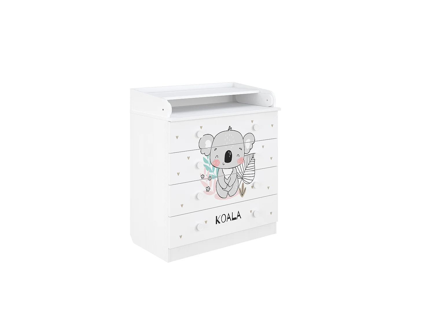 Changing dresser 800 Shefa Kids, white, Coala