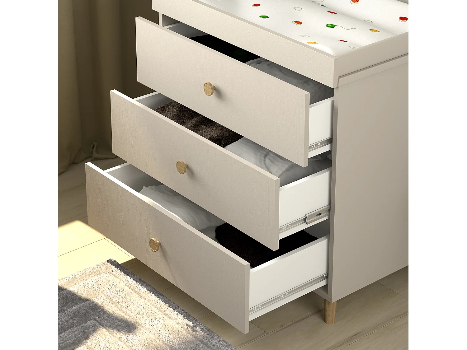 Changing Dresser Shefa Kids 890 Cashmere beige