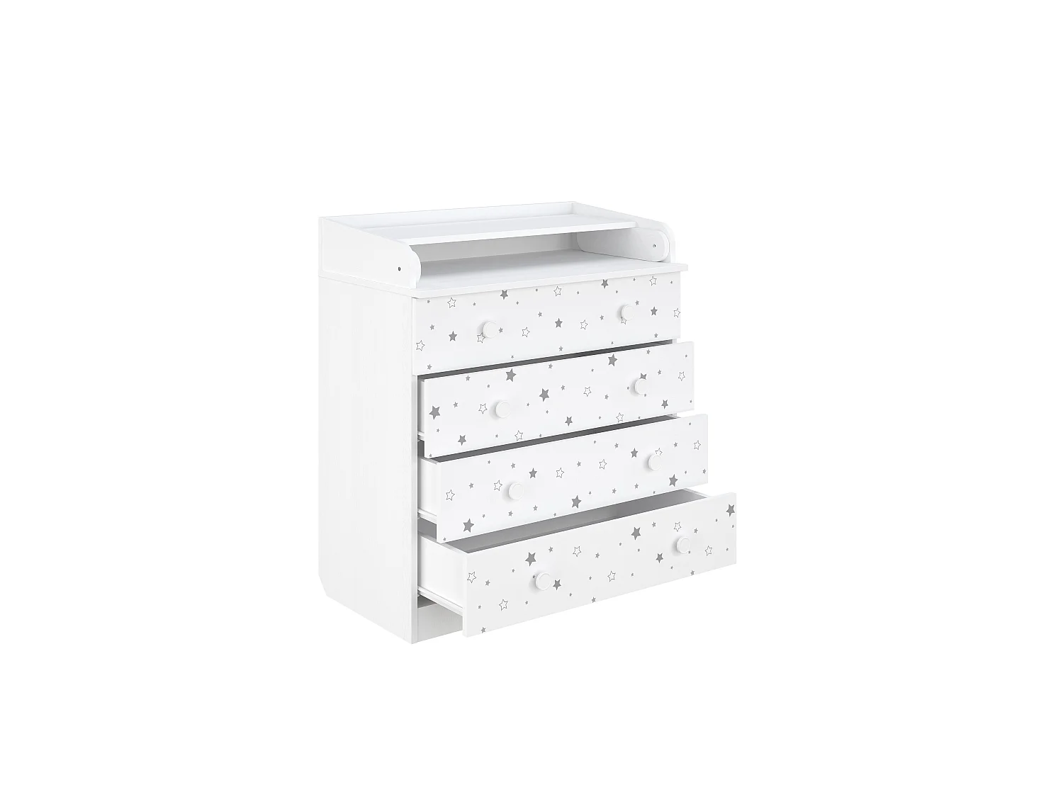 Changing dresser 800 Shefa Kids, white, Starlight