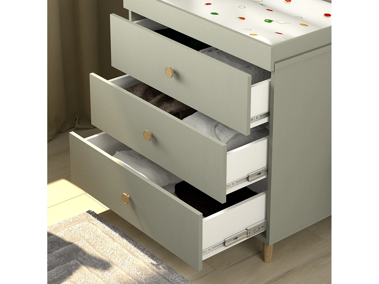 Changing Dresser Shefa Kids 890 Grey