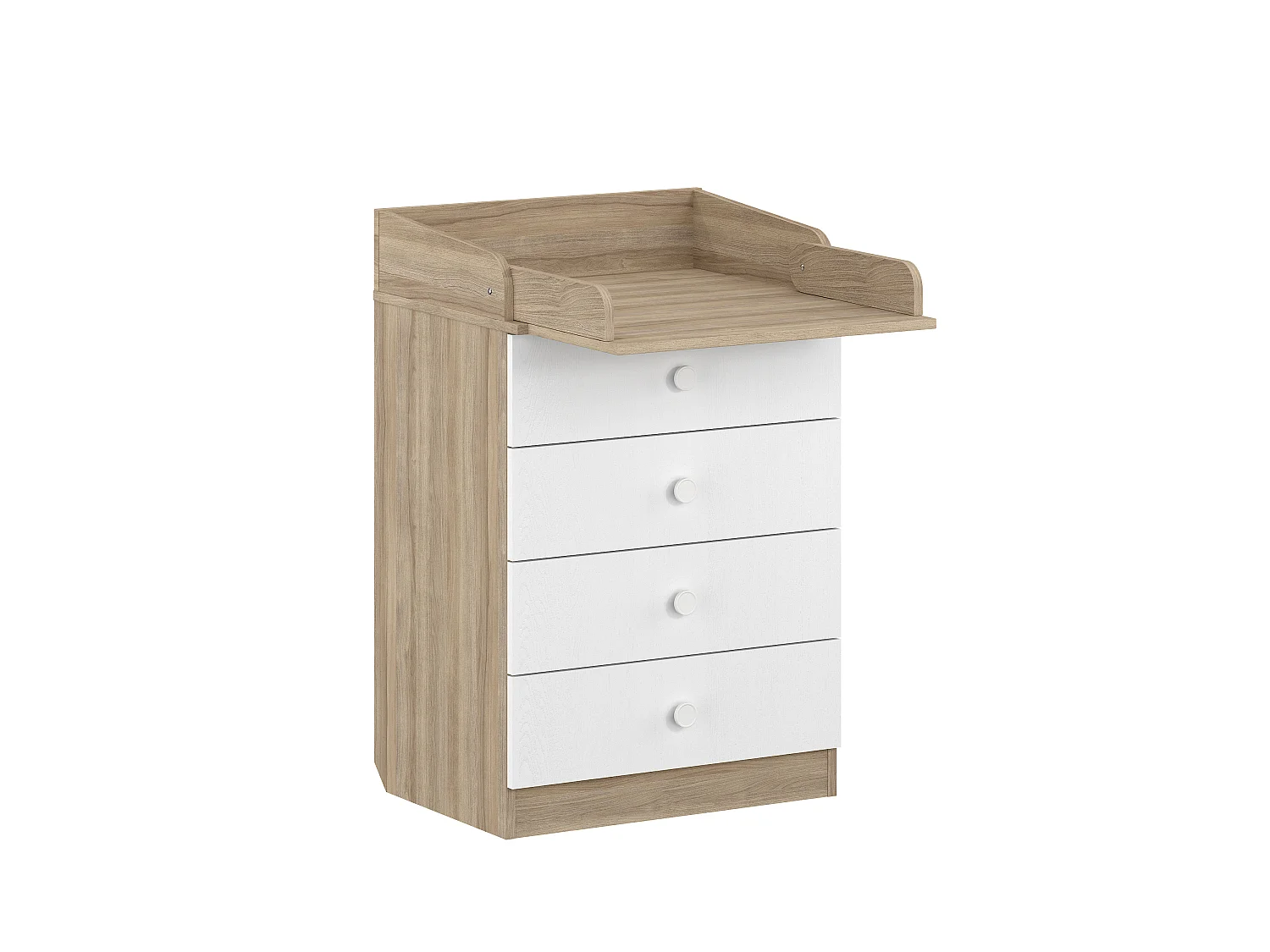 Changing dresser 600 Shefa Kids, elm-white
