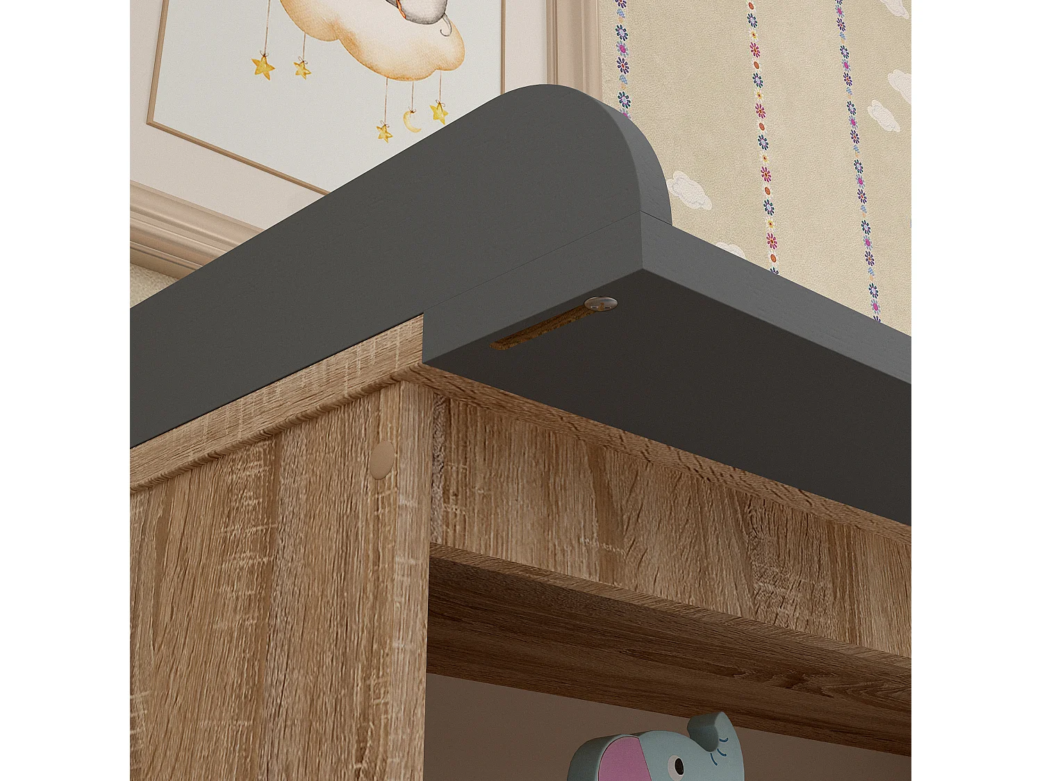 Changing unit Shefa Kids 1150, Cremona Oak - Graphite