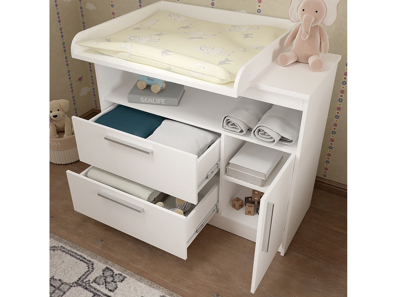Changing unit Shefa Kids 1150, white
