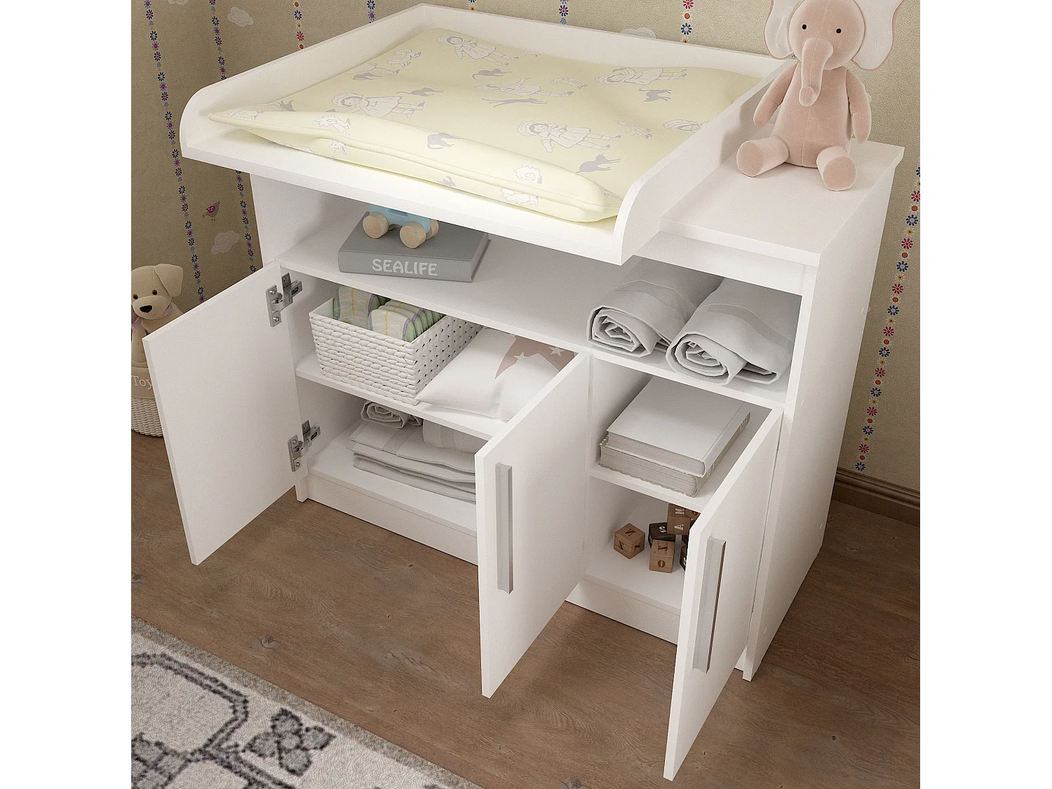 Changing unit Shefa Kids 1100, white