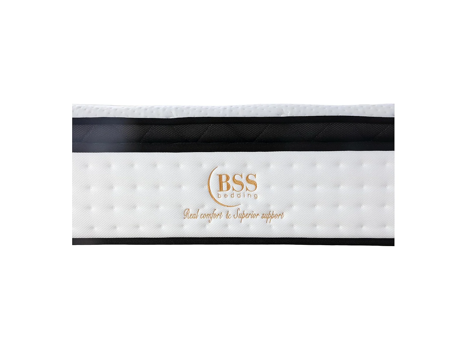 BSS BEDDING Matelas Paris Cashmere 120x200 cm H3, Ressorts ensachés, 30 cm + surmatelas intégré, 7 zones, Oeko-TEX, hypoallergénique