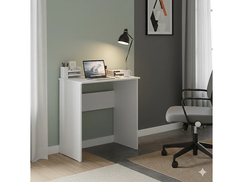 Computer Desk Shefa Line Luna 68 cm White