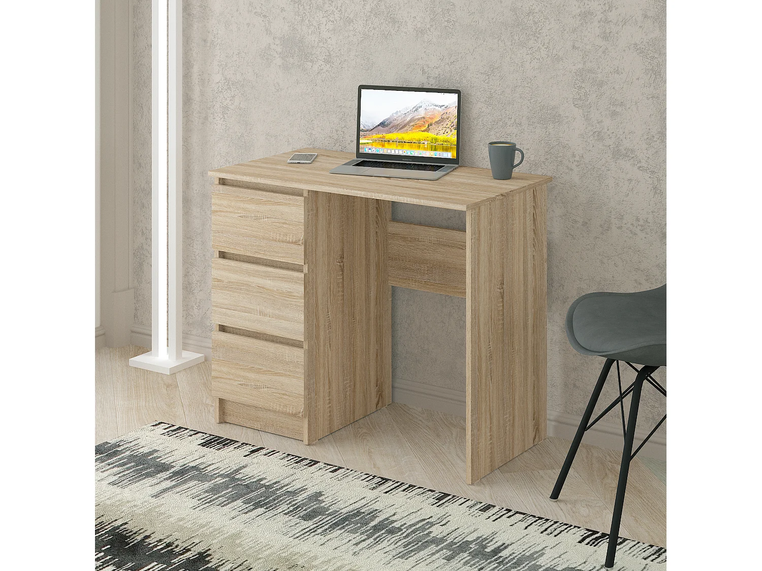 Computer desk Shefa Line Cina  Sonoma oak