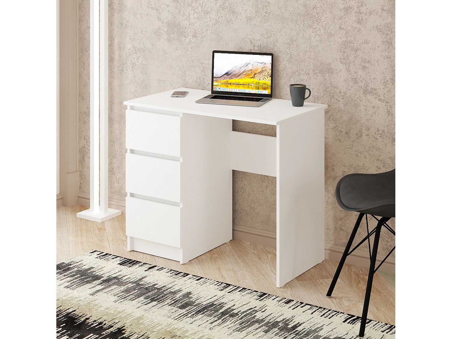 Computer desk Shefa Line Cina White