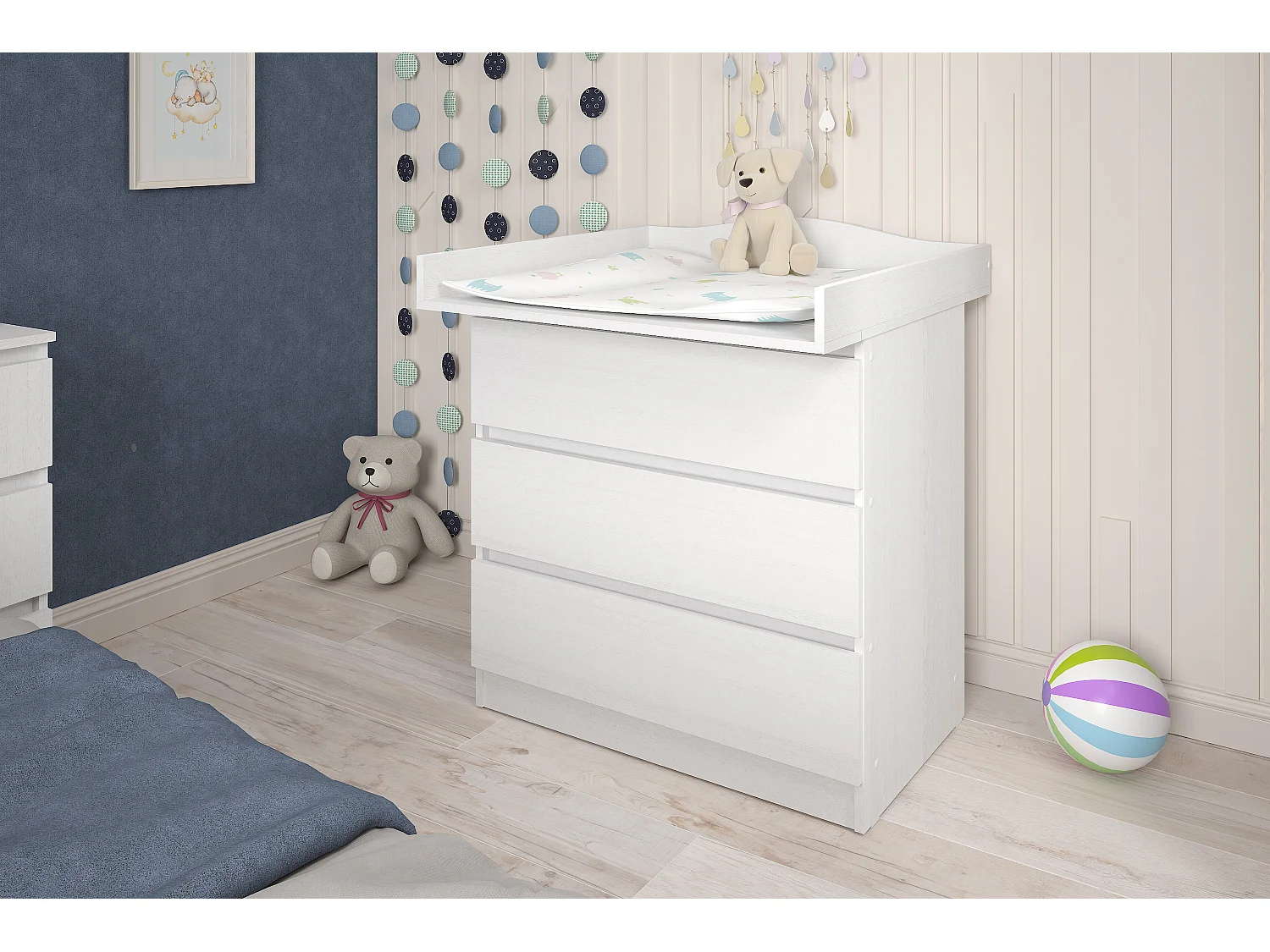 Shefa Kids Universal Changing top 801 white (top only)