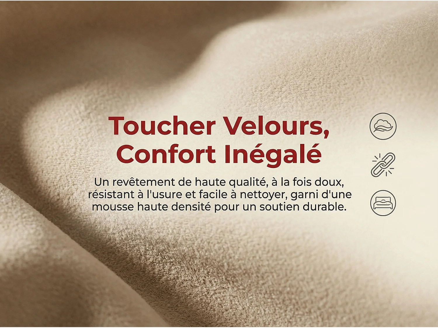 Lit coffre rembourré 140x190 cm - Rangement sous lit - Revêtement tissu - Tête de lit bicolore rembourrée - Sommier à lattes inclus