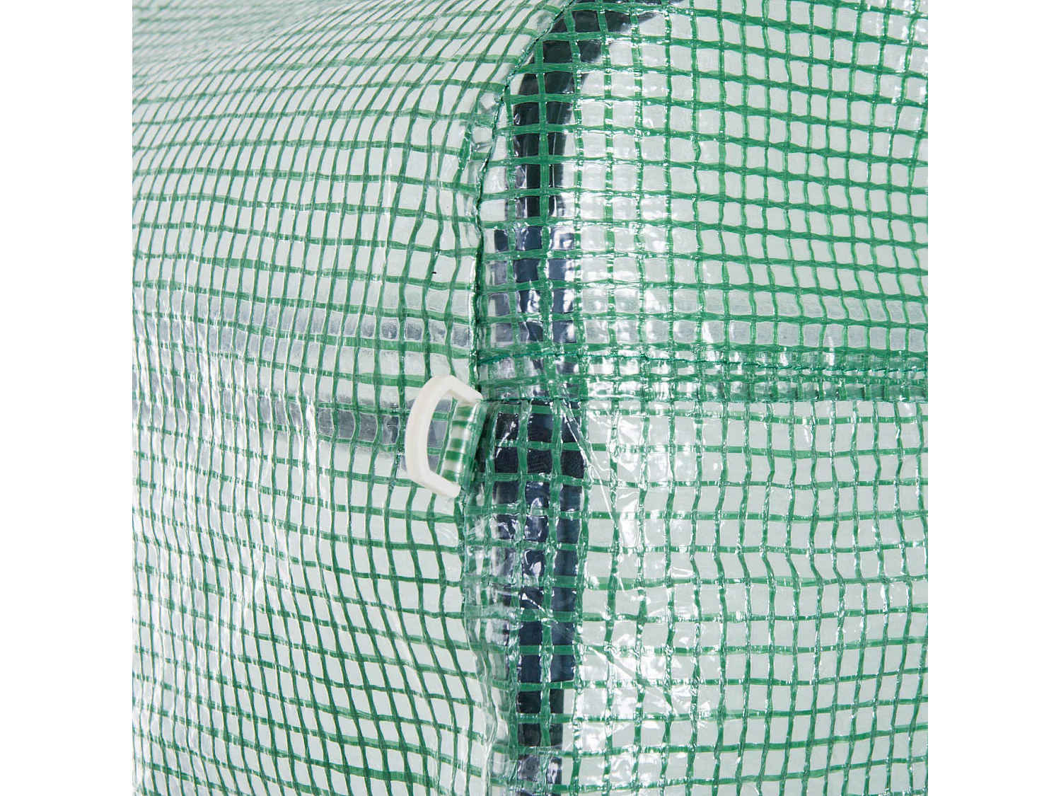 Outsunny 4 x 3 x 2 m Polytunnel Greenhouse Pollytunnel Tent Steel Frame Green