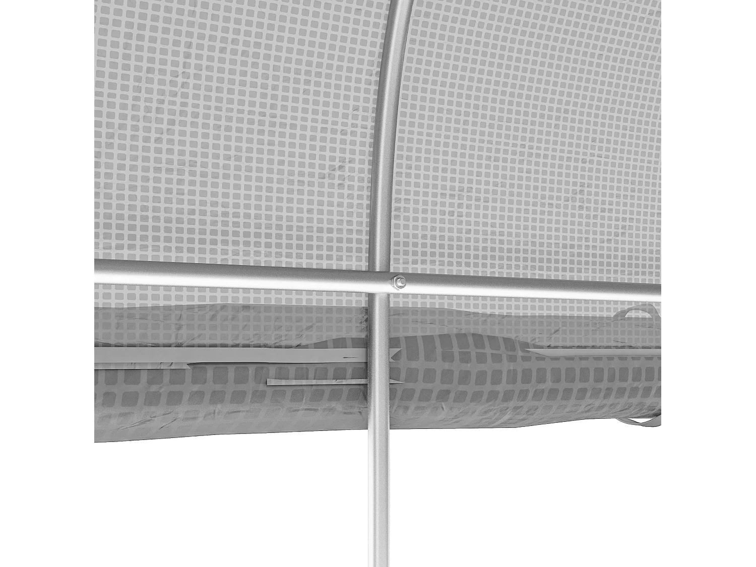 Outsunny 3 x 2m Walk-in Tunnel Greenhouse, Roll Up Sidewalls, Mesh Door