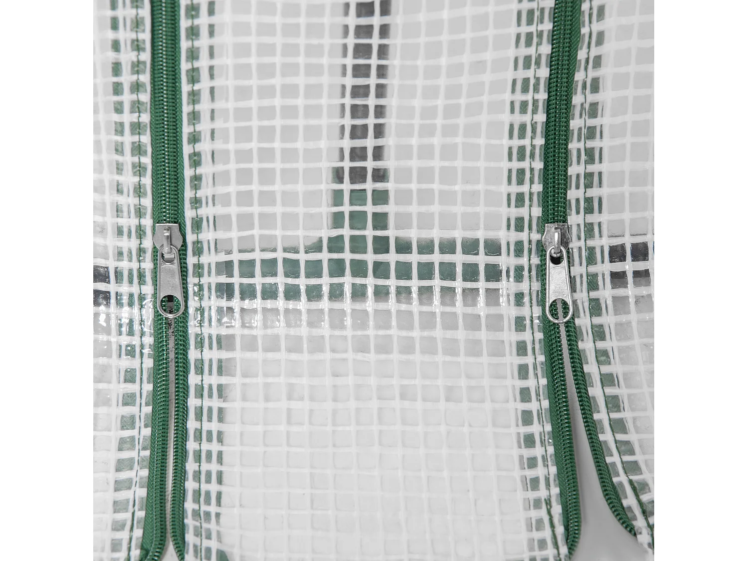 Outsunny Mini Small Greenhouse with Steel Frame & PE Cover & Window, White