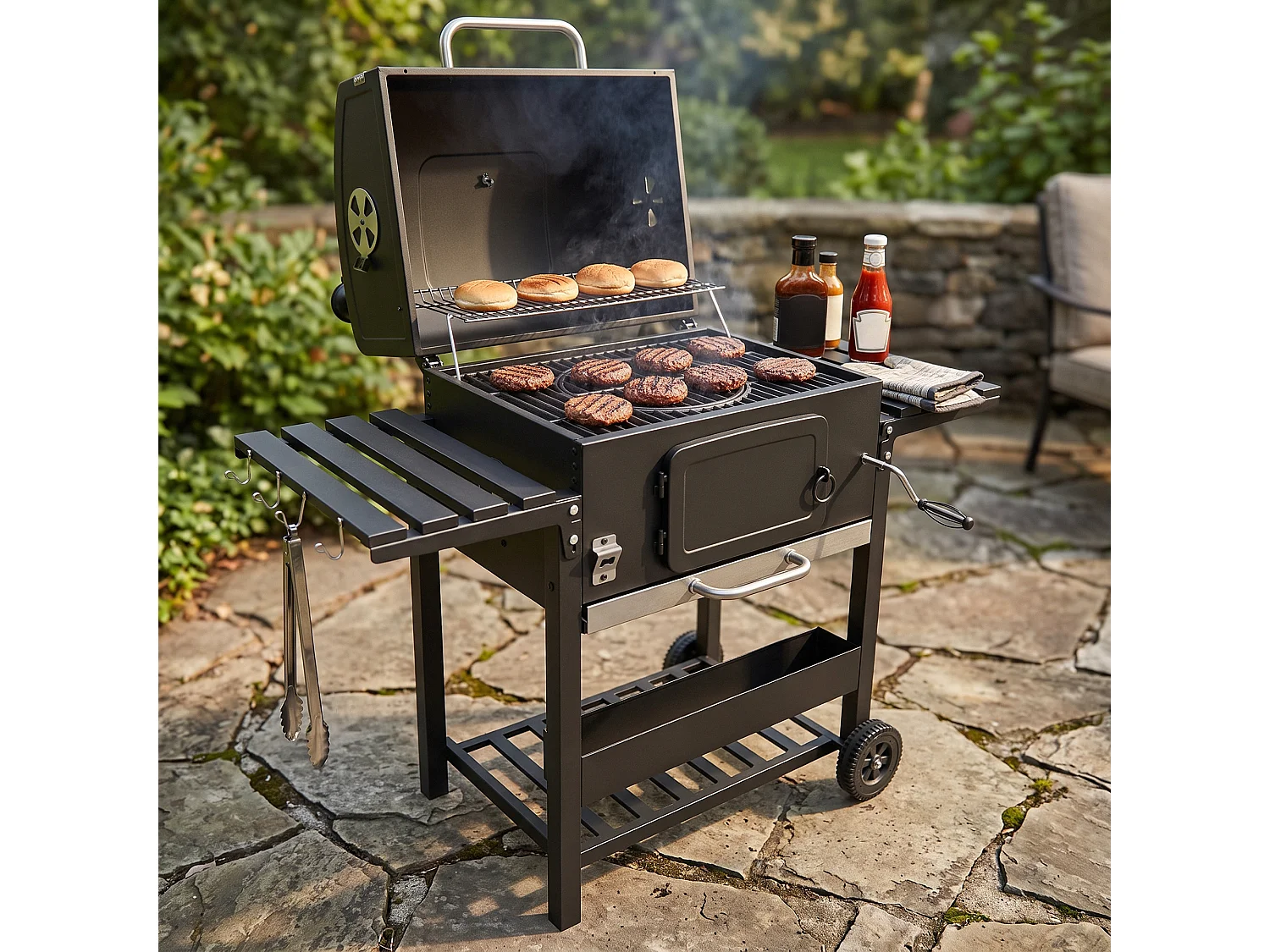 Monster Shop XL-BBQ-Räuchergrill