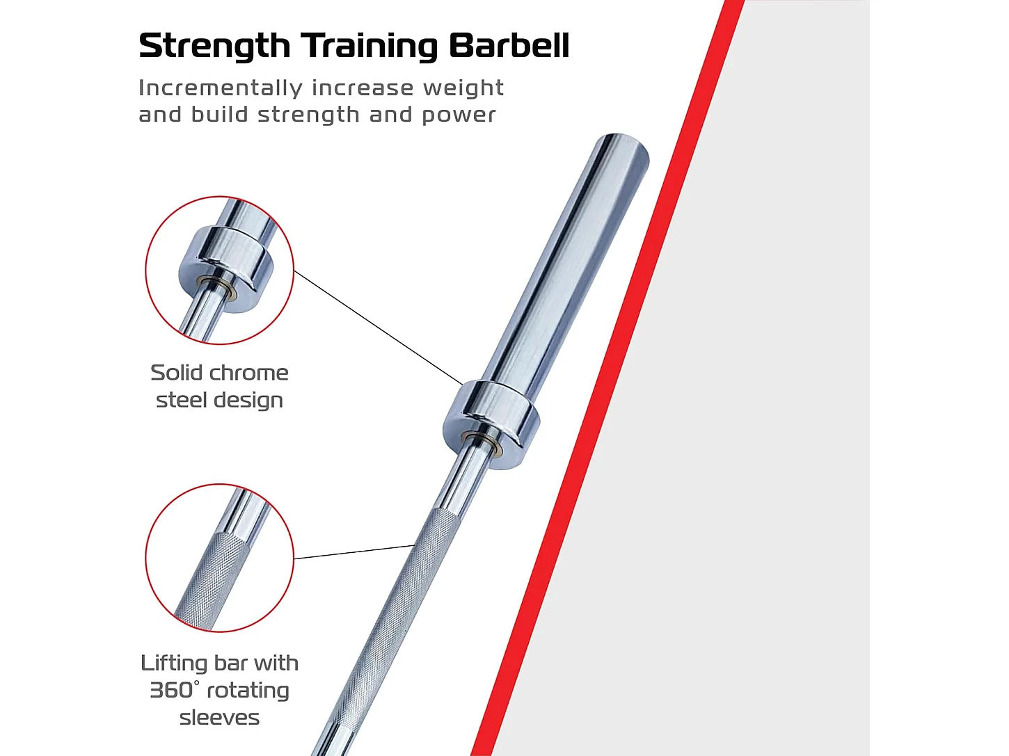 Body Revolution Olympic Barbell Bar 4ft