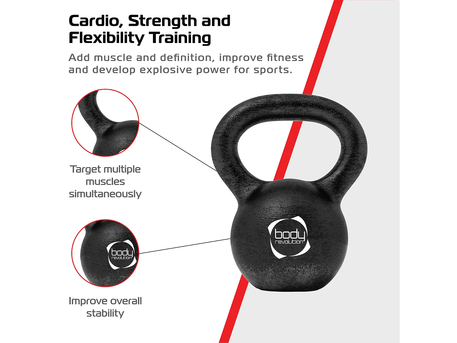 Body Revolution Cast Iron Kettlebells 10kg