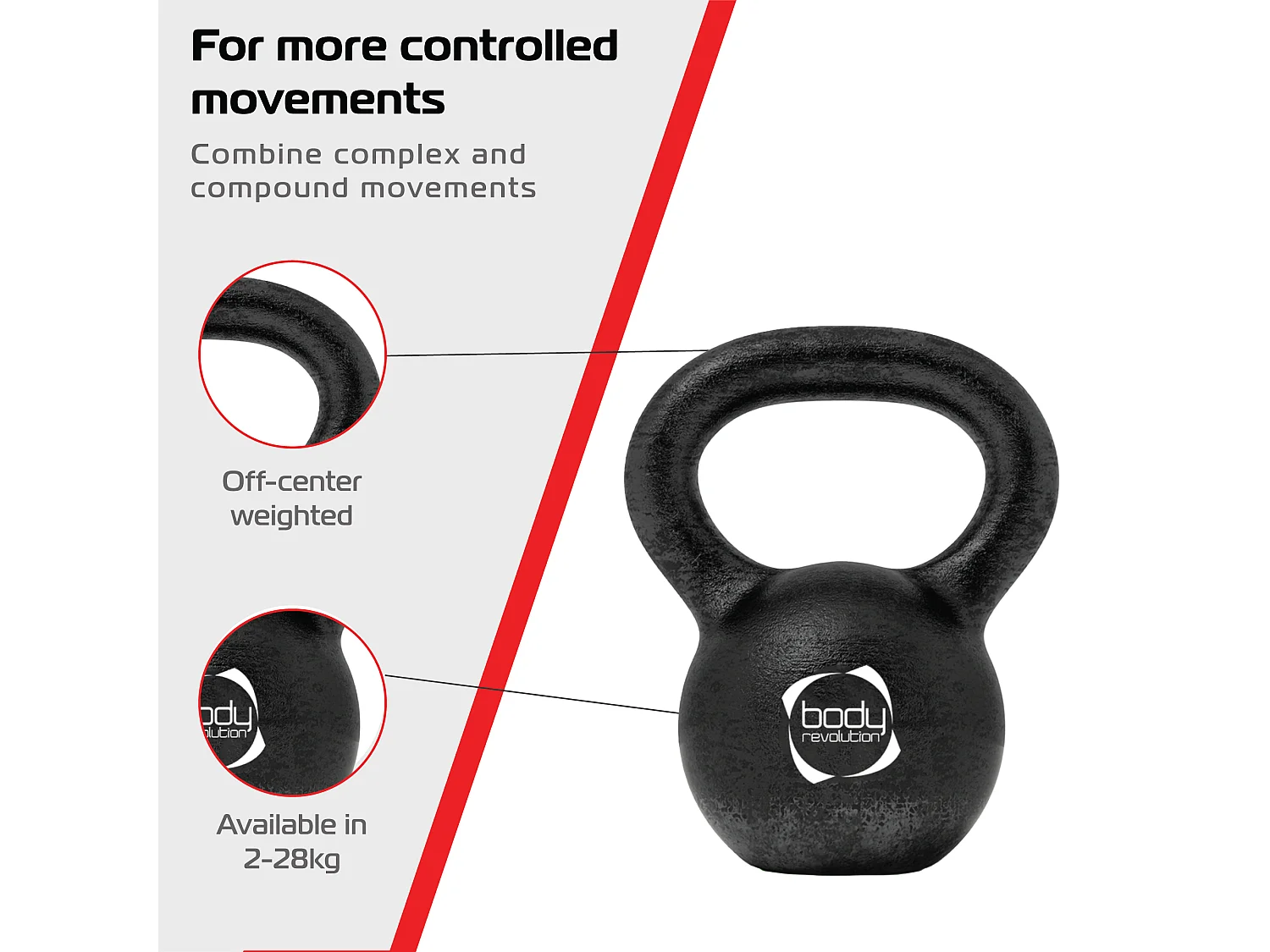 Body Revolution Cast Iron Kettlebells 16kg