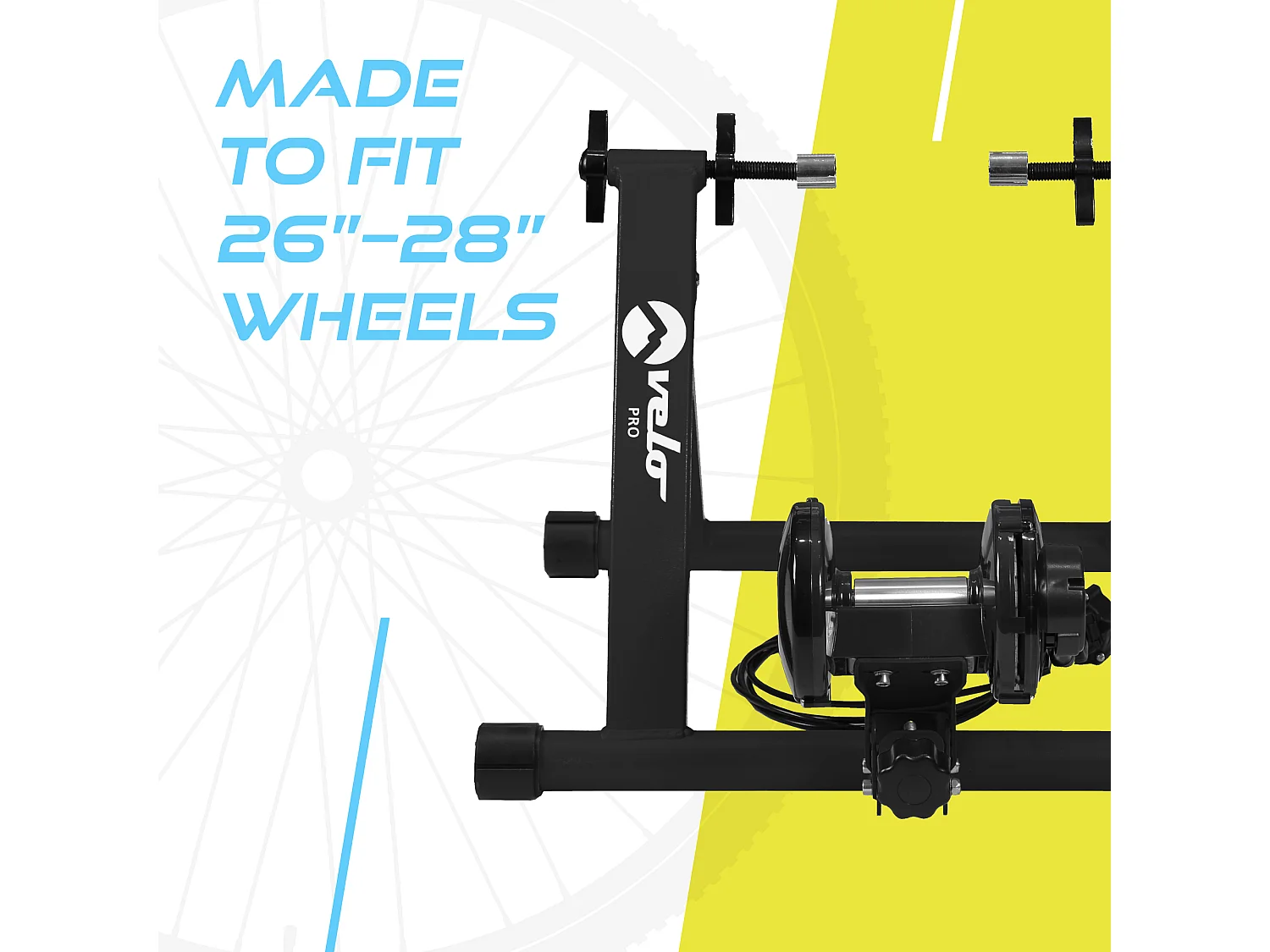Turbo Trainer Variable Resistance Magnetic Indoor Bike Road Mountain Bike Silver