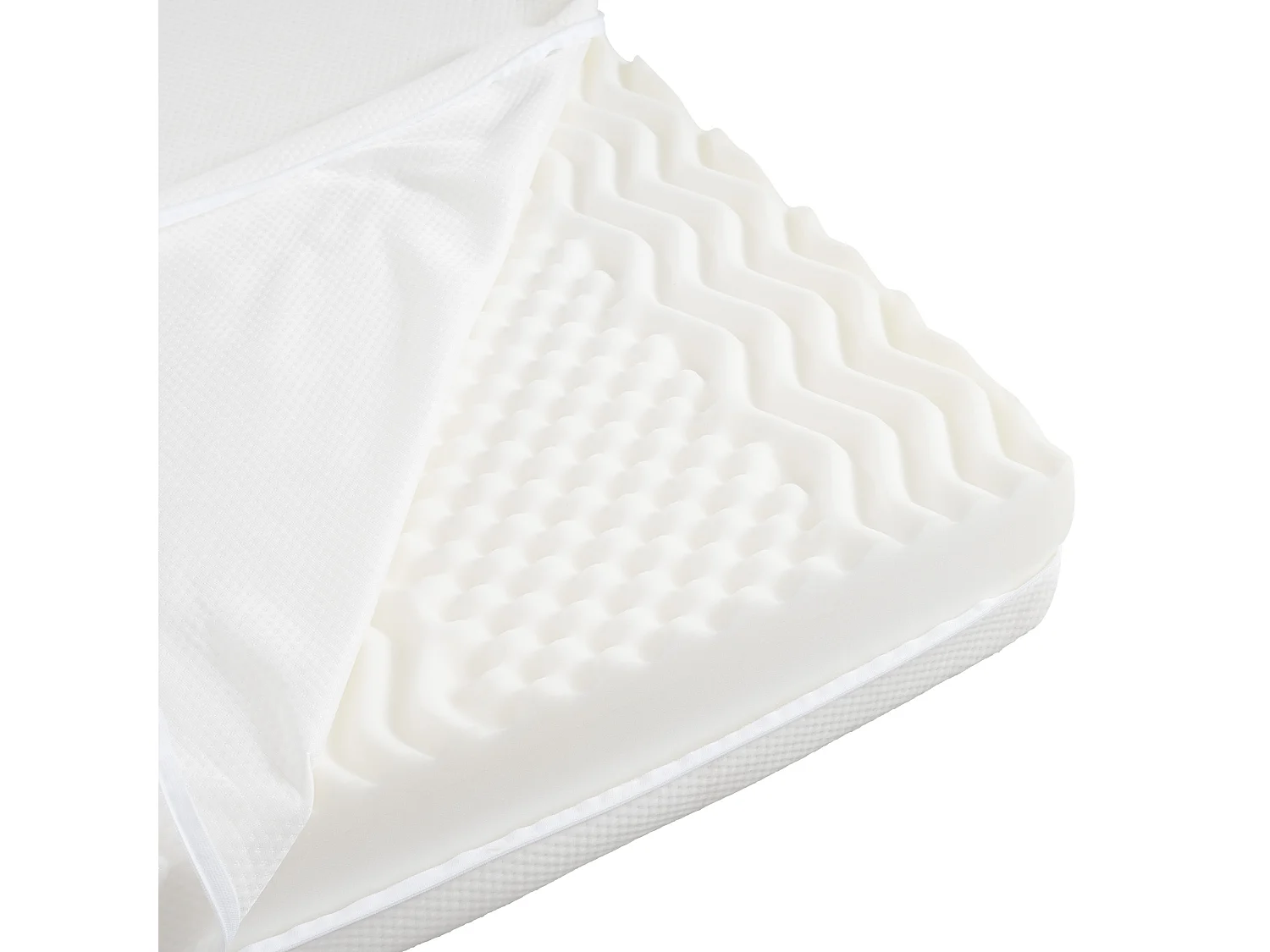 Matelas 160 x 200 cm mousse 7 zones, épaisseur 20 cm, ergonomique, respirant, confortable pour sommeil reposant