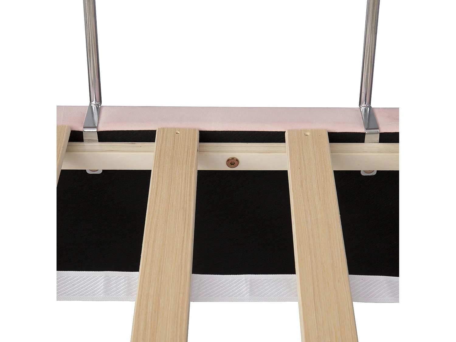 Lit enfant 140x200 cm en velours rose, tête de lit modulable avec étagère latérale et éclairage LED, sans matelas