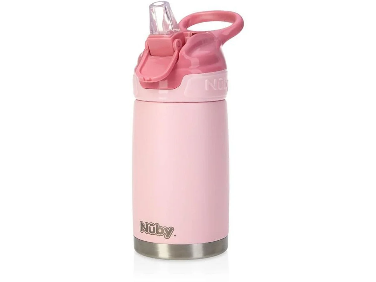NUBY Gourde isolante Reflex Flip-it 300 ml - Rose