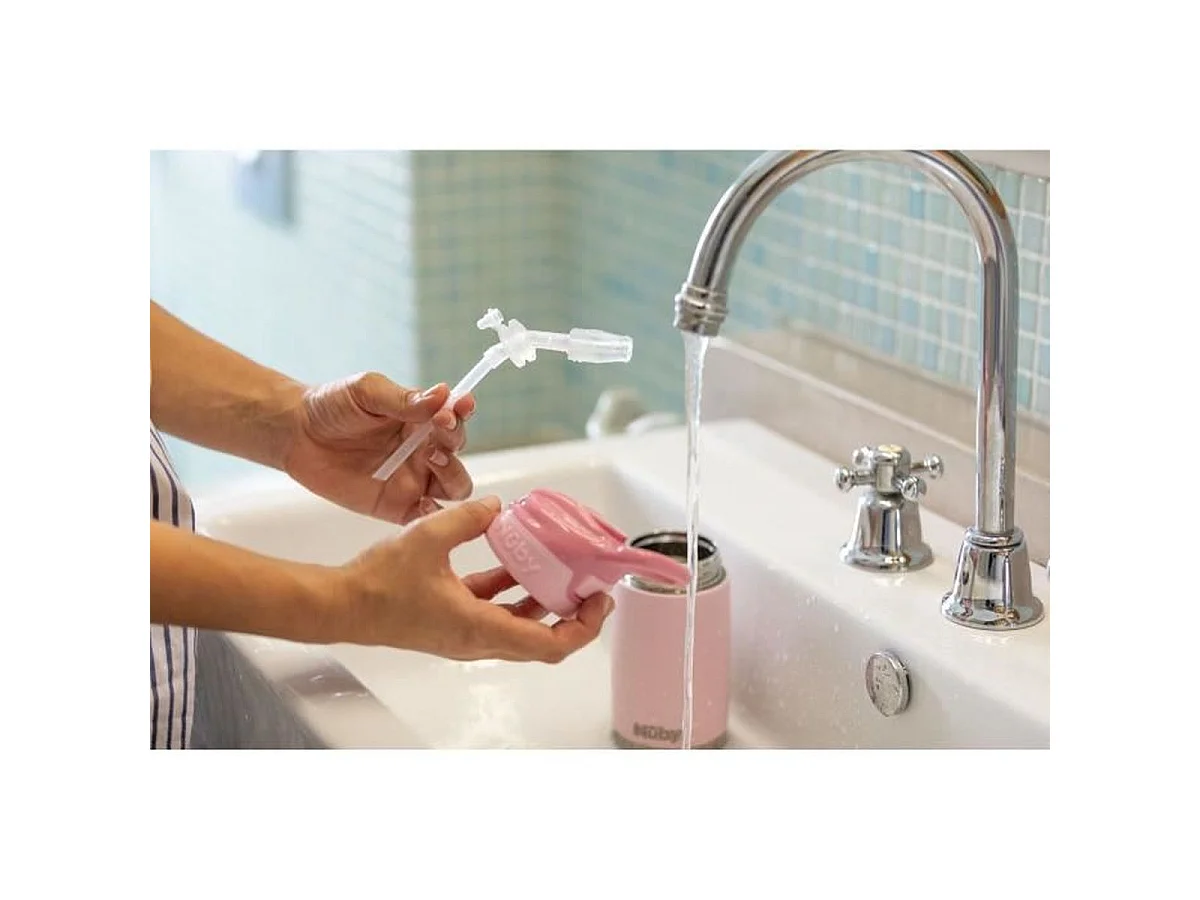 NUBY Gourde isolante Reflex Flip-it 300 ml - Rose