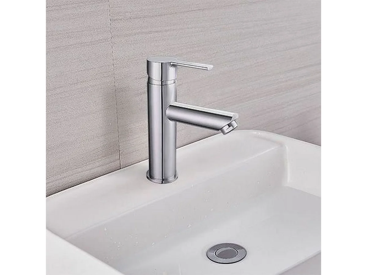 Mitigeur lavabo DOWER chromé Edouard Rousseau - cartouche 35 mm