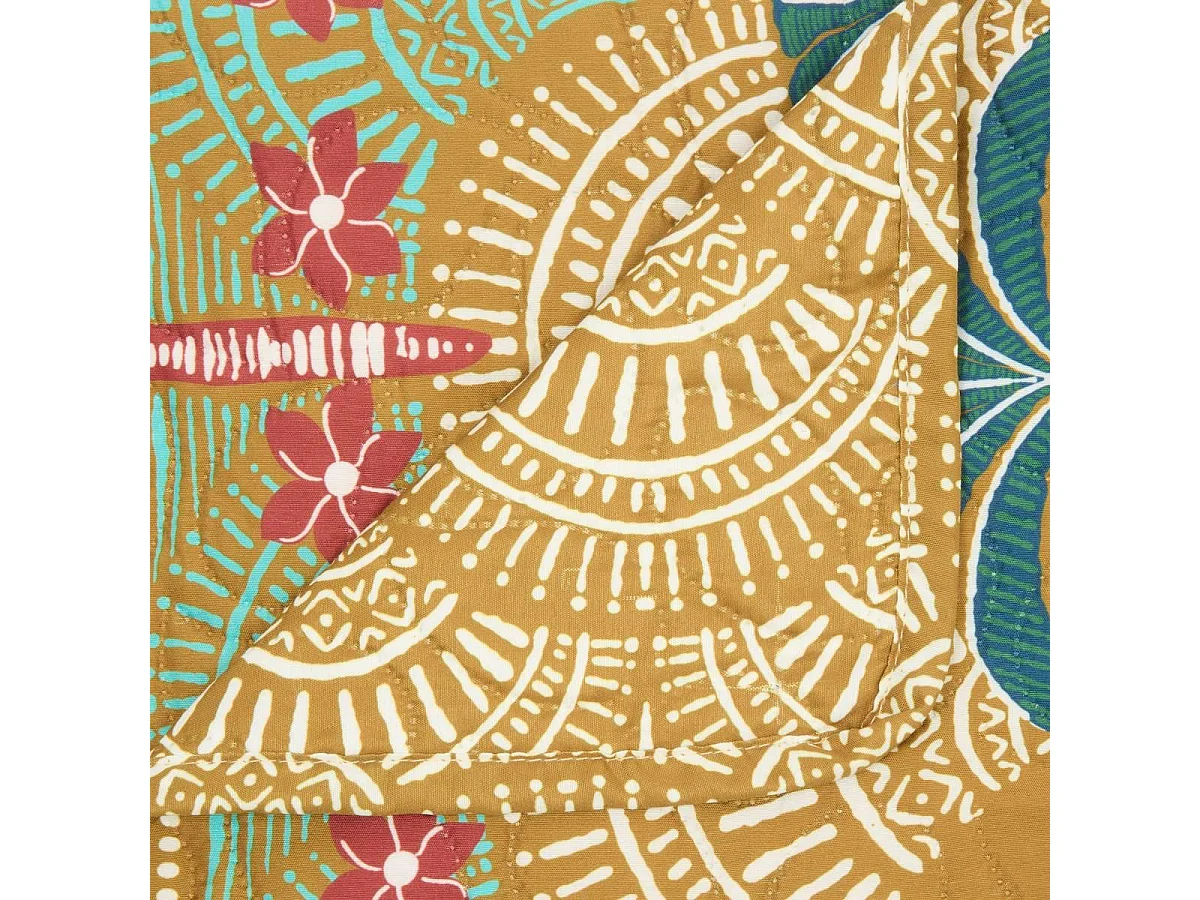 Dessus de Lit Réversible "Cole" 220x240cm Ocre
