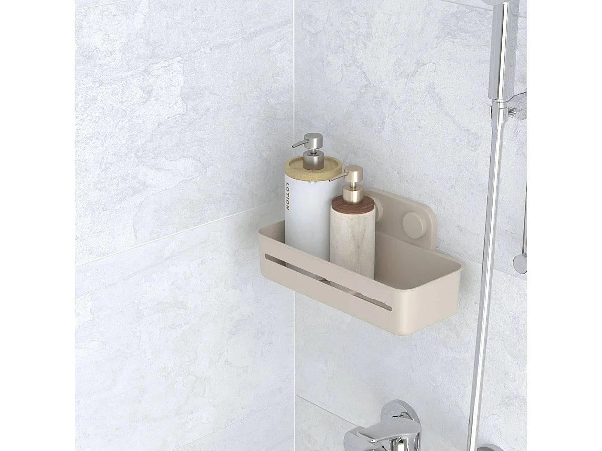 Étagère de Douche "Easy Bath" 27cm Beige
