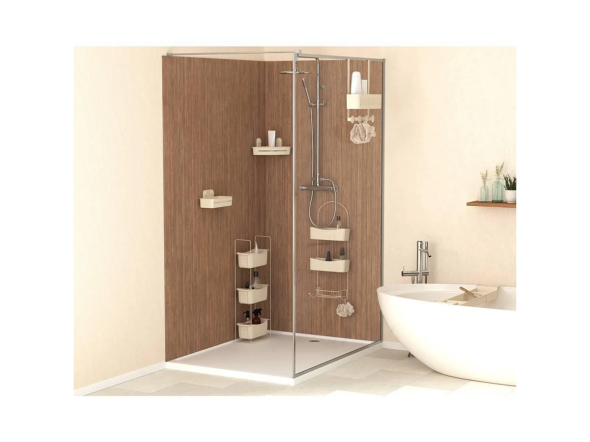 Étagère de Douche "Easy Bath" 27cm Beige