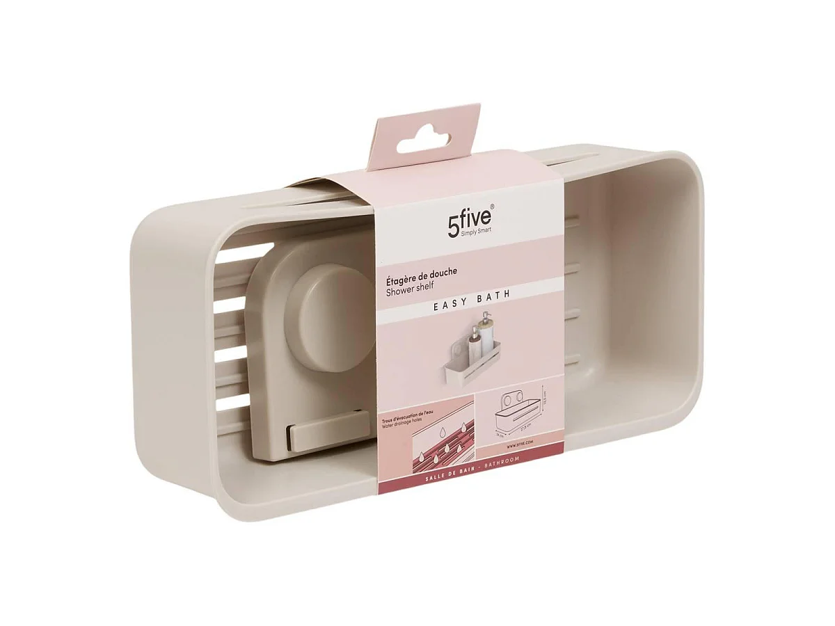 Étagère de Douche "Easy Bath" 27cm Beige