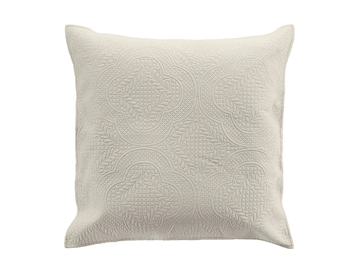 Couvre-Lit & 2 Housses de Coussin "Romane" 240x260cm Naturel