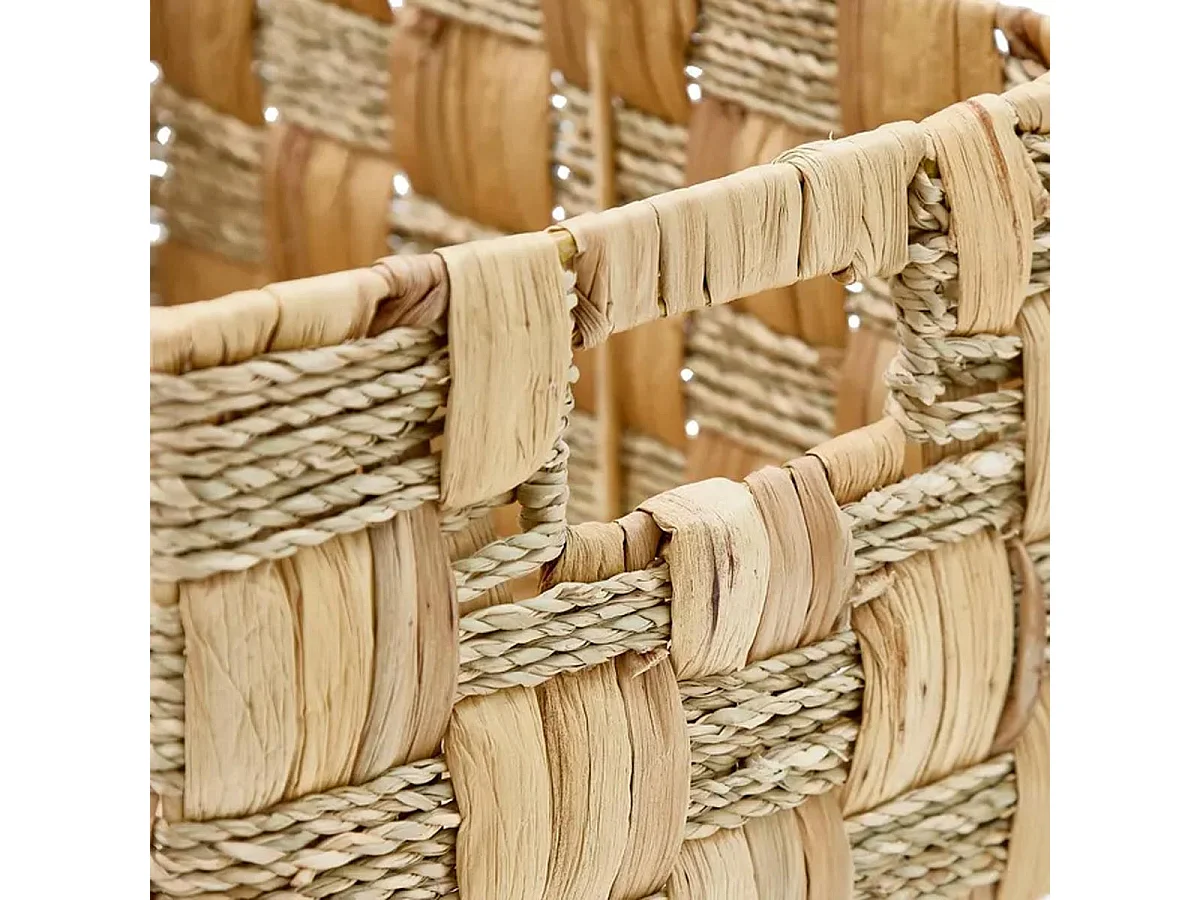 Lot de 3 Paniers de Rangement "Nadi" 37cm Marron