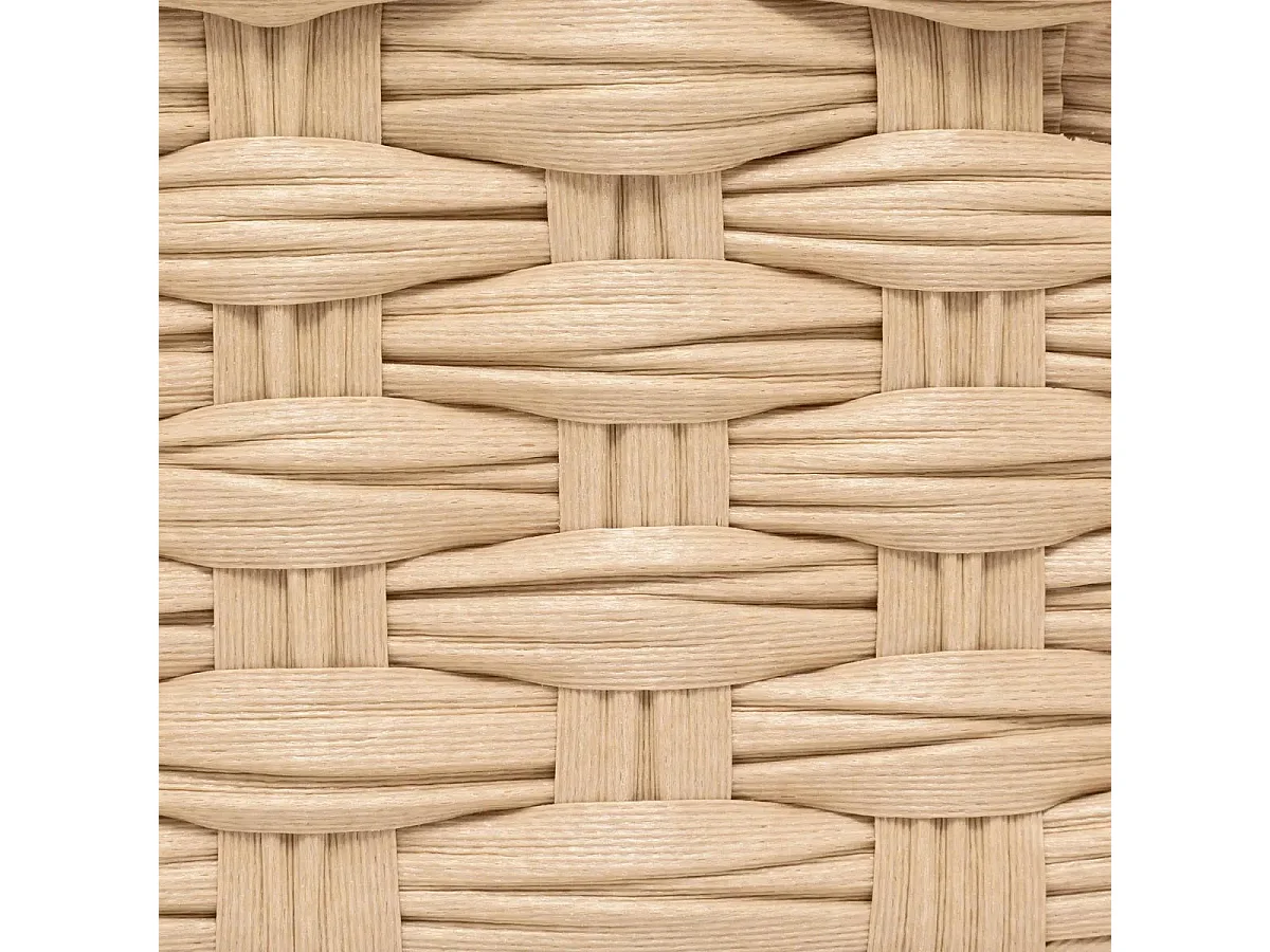 Panier de Rangement "Tressé" 22cm Naturel