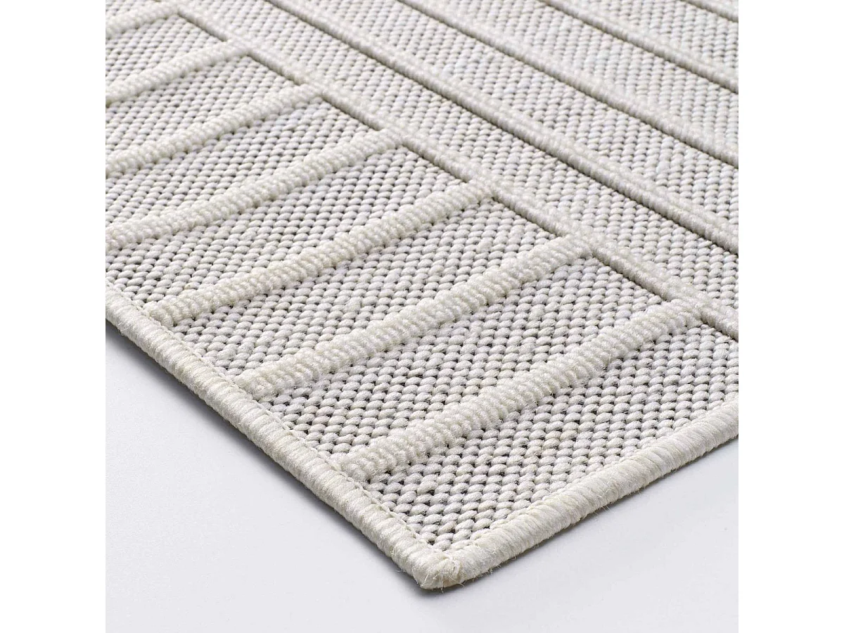 Tapis Déco Tissé "Ezio" 160x230cm Naturel