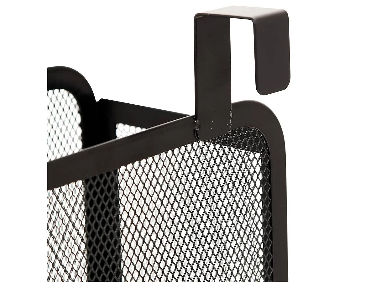 Panier de Rangement sur Porte "Spacy" 25cm Noir