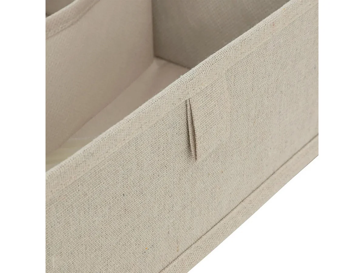 Rangement Tiroir 2 Compartiments "Dressy" 36cm Beige