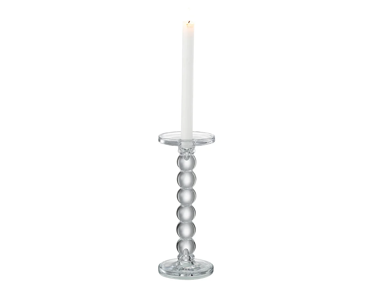 Chandelier Design en Verre "Gouttes" 26cm Transparent