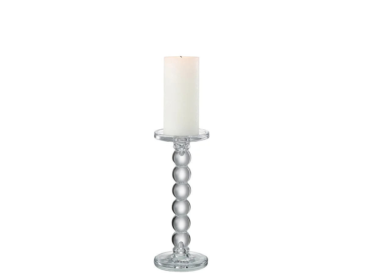 Chandelier Design en Verre "Gouttes" 26cm Transparent