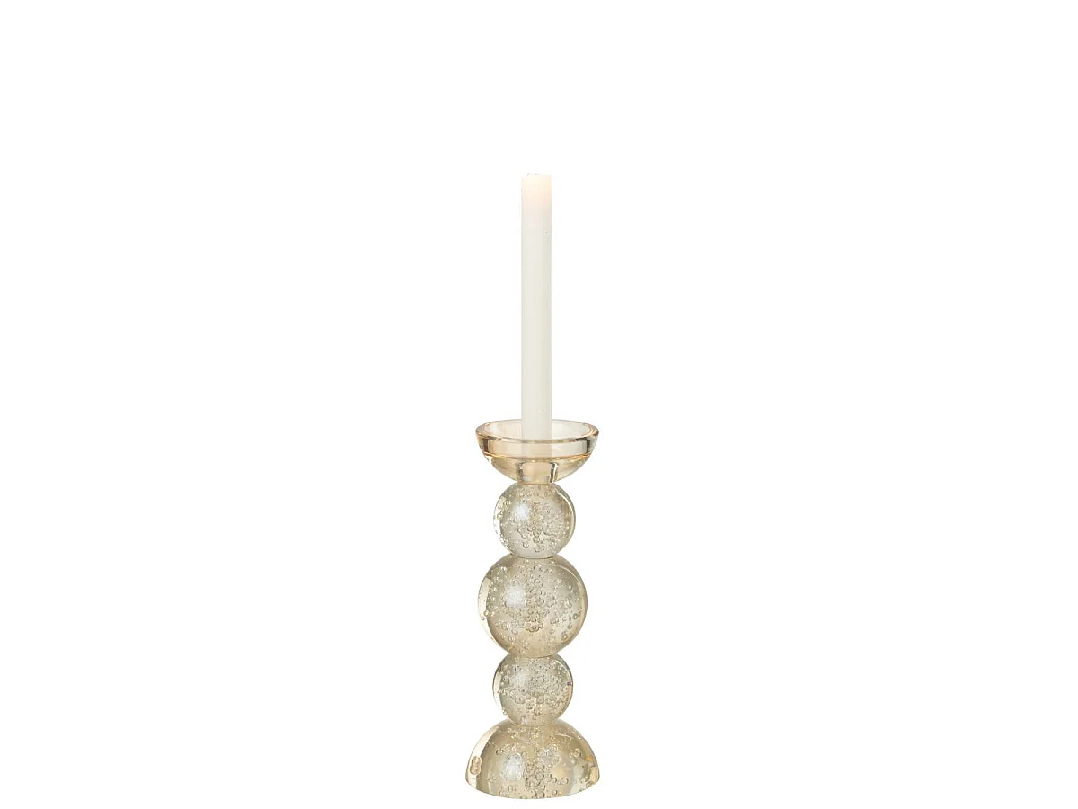 Chandelier Design en Verre "Davis" 26cm Champagne