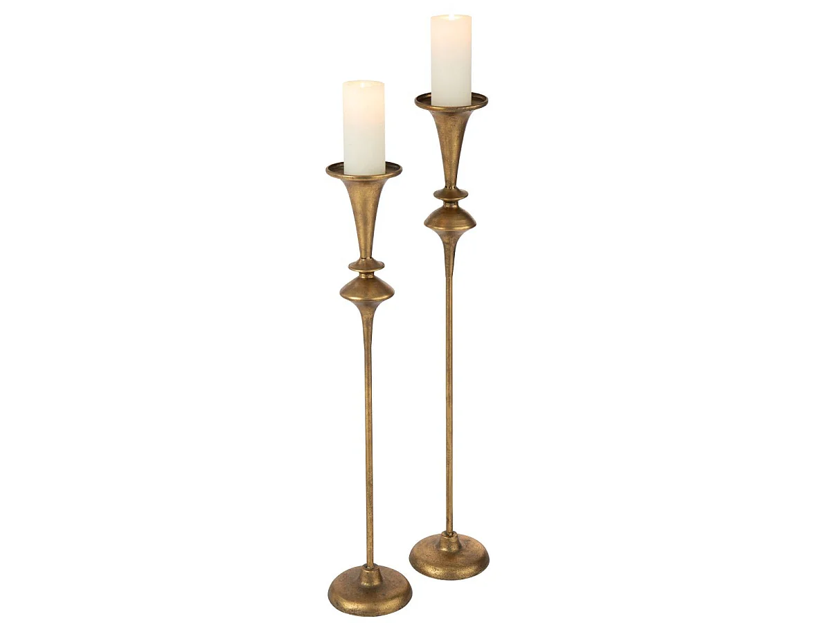 Chandelier en Métal "Emerald" 80cm Doré